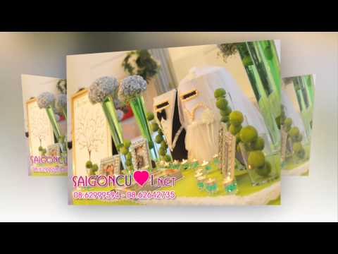 Video Dịch vụ trang trí bàn lễ tân đám cưới giá rẻ tại Tp.HCM - youtube