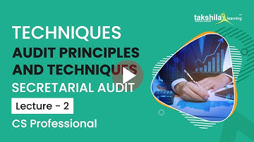 Online video lecture for Secretarial Audit, Compliance Management and Due Diligence CS Professional