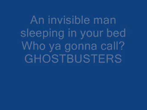 Ghostbusters with lyrics