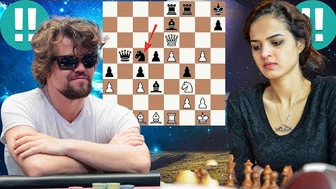 Perfect chess game 59, Tania Sachdev vs Magnus Carlsen