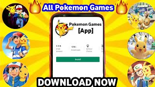 Download All Brand New High Graphic Pokemon Games | In One App | For Android screenshot 4