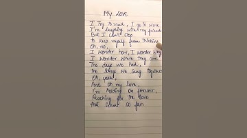 Thumbnail of My Love | Westlife #mylove #westlife #lyrics