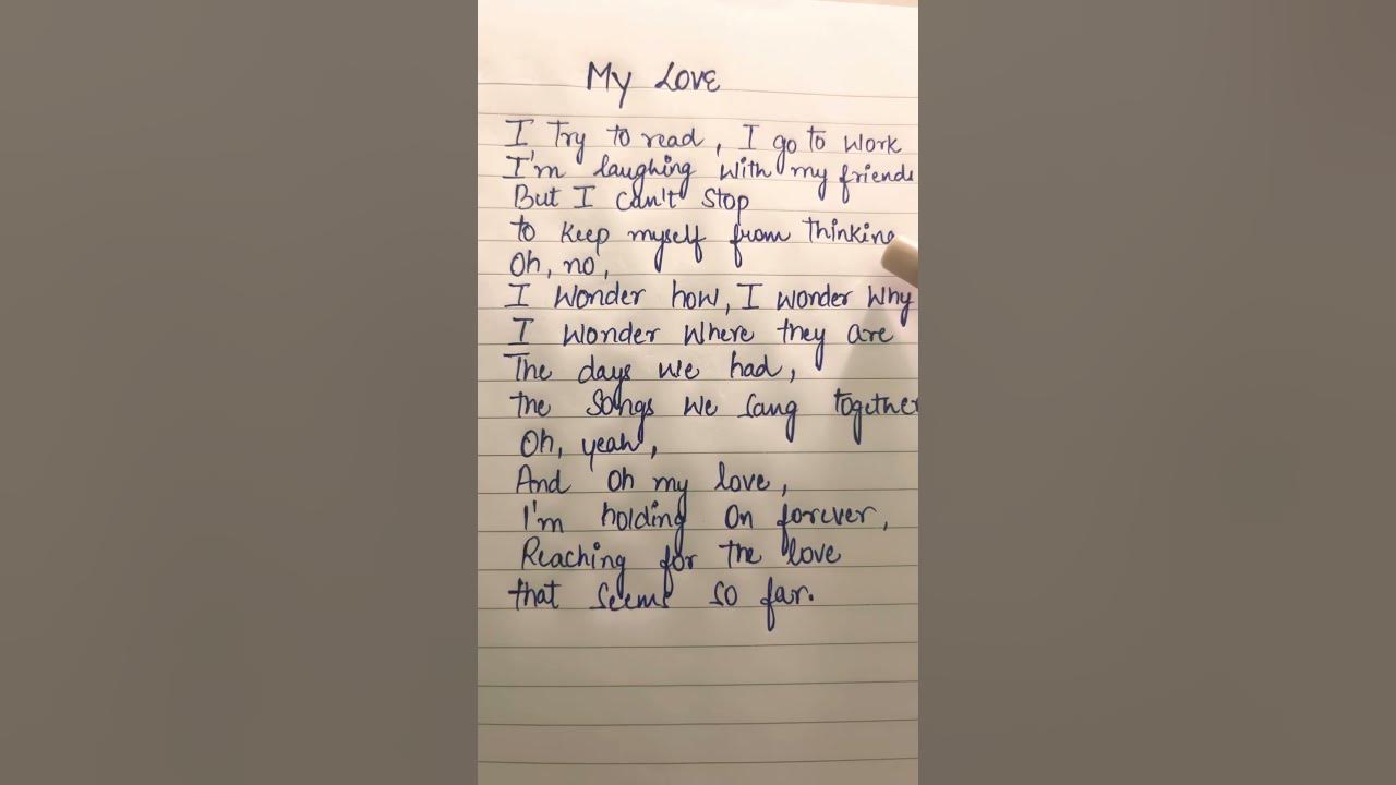 My Love | Westlife #mylove #westlife #lyrics My Love | Westlife #mylove #westlife #lyrics