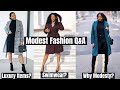 Modest Fashion Q&A | My Convictions, Where I Shop, Modesty in the Summertime?