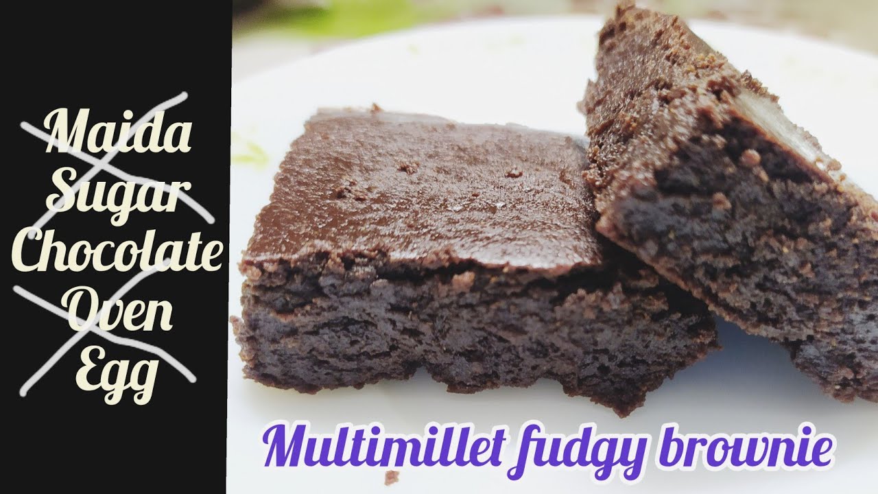 The healthiest and most tasty brownie recipe ever! Multi millet