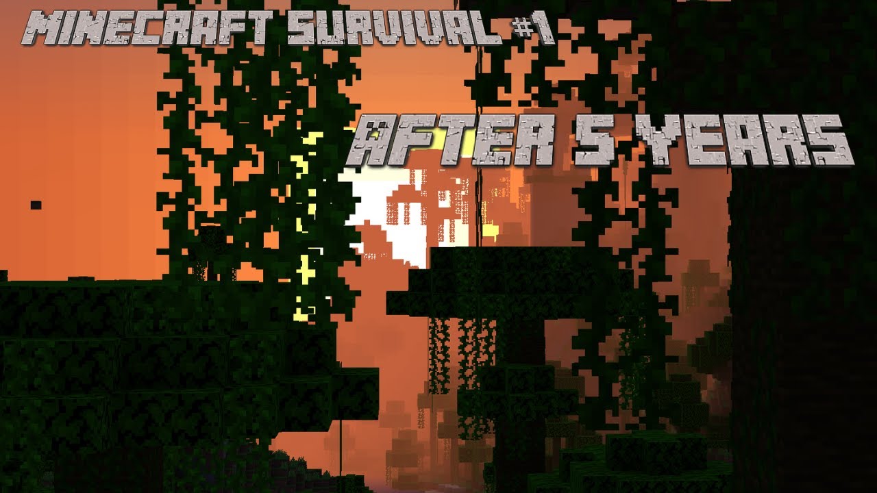 Playing Minecraft after 5 years | Minecraft survival ep 1 #minecraft # ...