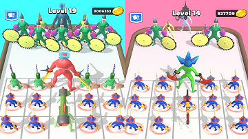 Merge Chainsaw Monster Battle - Rainbow Friend vs Poppy Playtime chapter 3, Gameplay