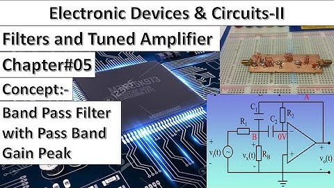 Electronic Devices & Circuits-II | Chapter#05 | Band Pass Filter with Pass Band gain Peak | Floyd