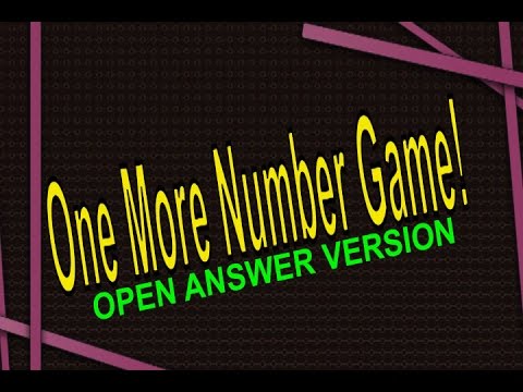 Numbers Song (Counting Song)