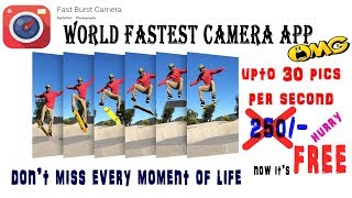 world's fastest camera app | top/best Fast Burst Camera for Android|HD high speed camera | in telugu screenshot 5