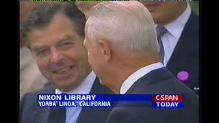 C-SPAN April 27, 1994: Nixon's Funeral, South African election