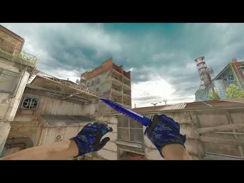 M9 Doppler Sapphire + Gloves Cloud Chaser