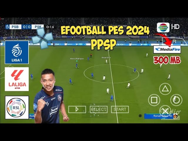 Efootball ™ PES PPSP Lite 2024 full liga eropa dan BRI liga1 [ Real face ] Transfer & kits 23/24 class=