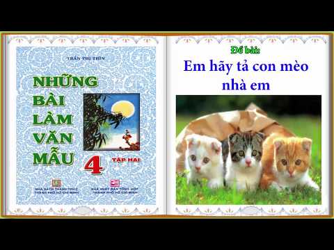 Video Tả con mèo nhà em || Những bài văn mẫu lớp 4 #06 - youtube