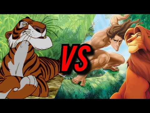 TARZAN E SIMBA VS SHERE KHAN - BATALHA PELAS TERRAS DO REINO (Tarzan vs Simba - parte 2) - ep 4