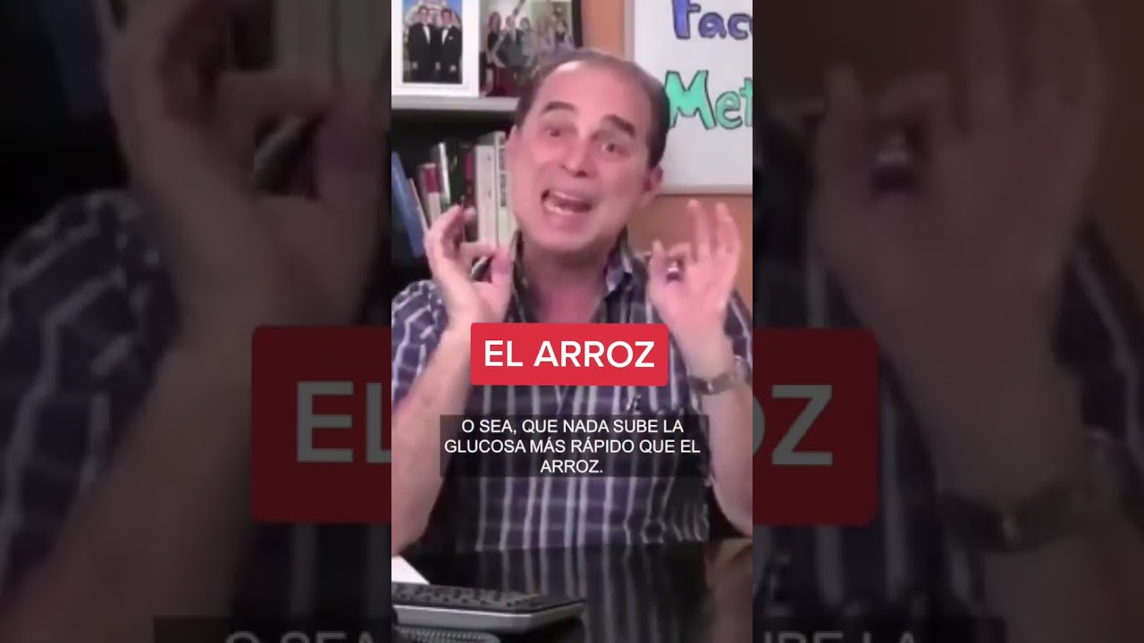 EL ARROZ SUBE LA GLUCOSA MAS QUE CUALQUIER COSA