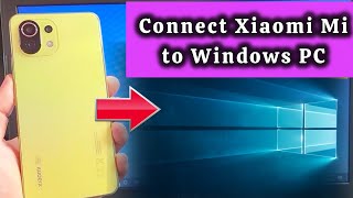 How to Screen Share Xiaomi Mi phone to Windows computer wireless display 
