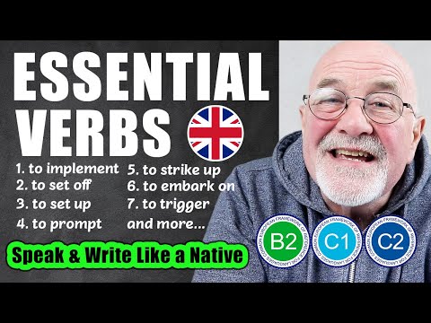 B2, C1, C2 Level English Verbs related to beginnings | Study English Advanced Level