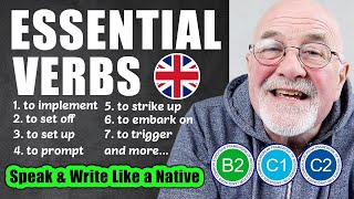 Speak English Like a PRO | 10 MUST-HAVE Verbs for Perfect English! screenshot 1