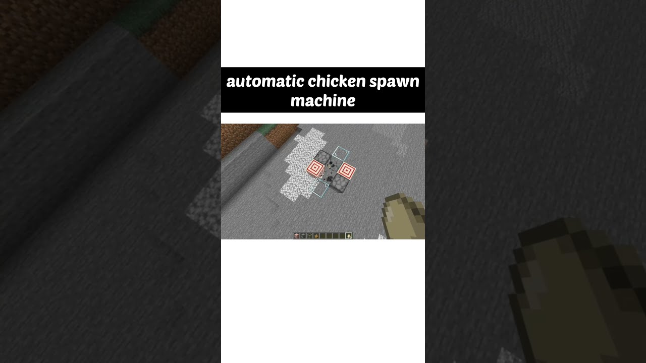 automatic chicken spawn machine in Survival 