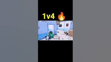 solo vs squad🔥 1v4 clutch⚡ bgmi #shorts #bgmi #ytshorts #pubgmobile #tips