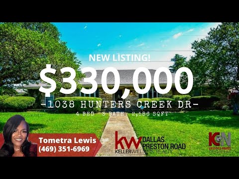 1038 Hunters Creek Dr, DeSoto, TX home video tour