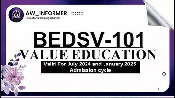 BEDSV 101 SOLVED ASSIGNMENT 24-25 | BEDSV 101 SOLVED ASSIGNMENT IN ENGLISH 24-25 | FREE SOLVED ASSI😮