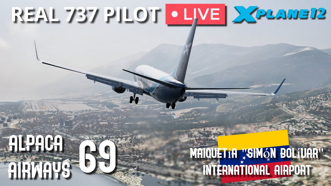 LIVE: Real 737 Pilot | 69th Alpaca Airways Group Flight | Caracas