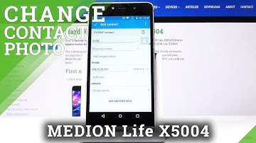How to Add Photo to Contact in MEDION Life X5004 – Personalize Contact