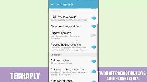 How to Turn off Auto Correction on Android