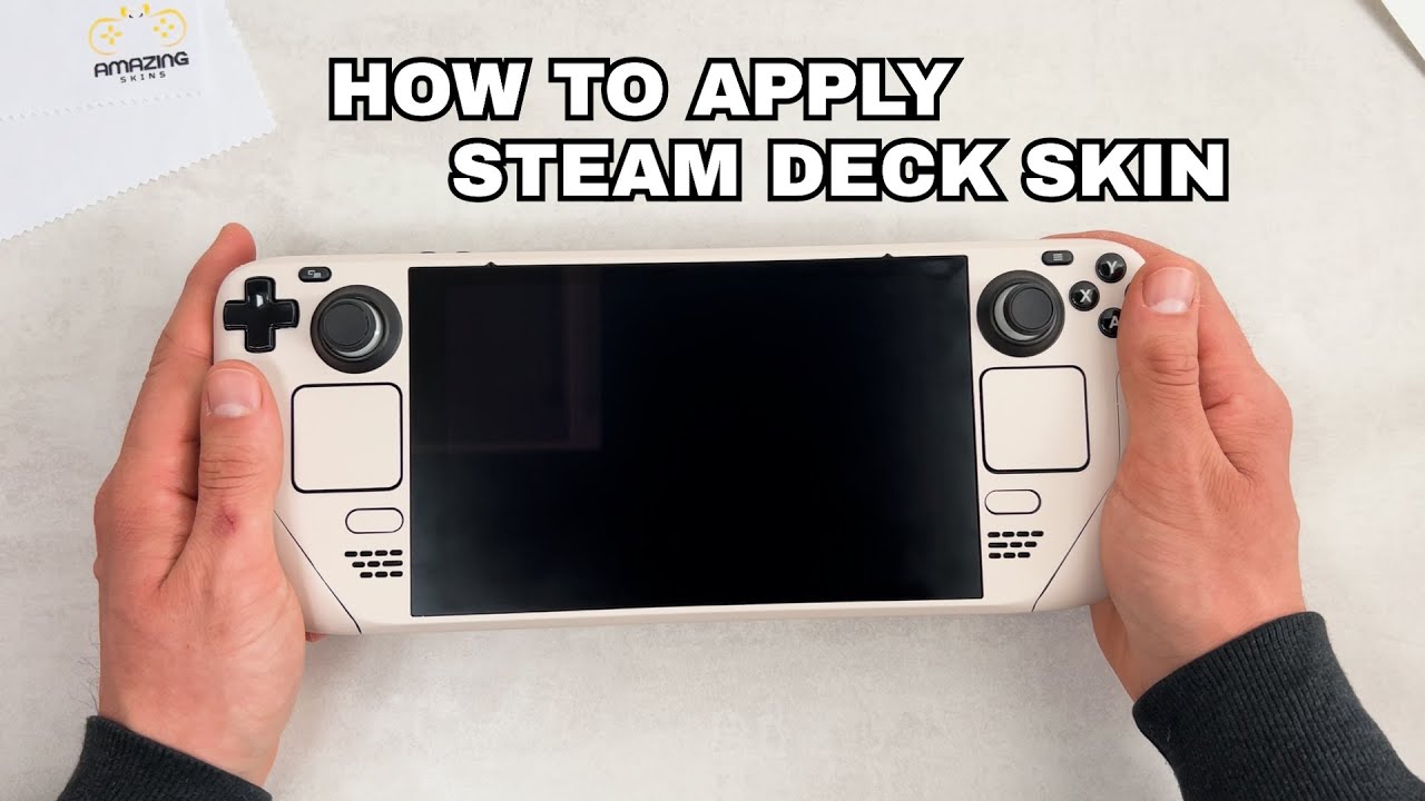 How To Apply AmazingSkins Steam Deck Skin