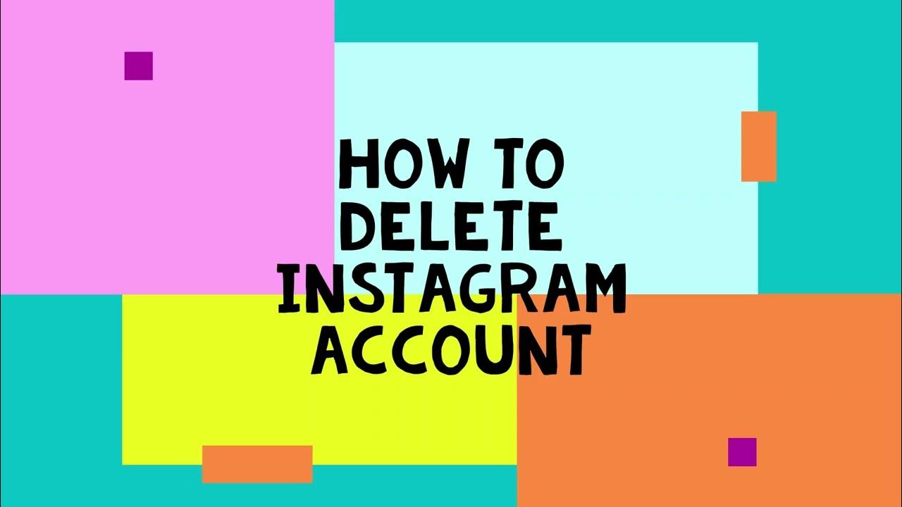 how to delete Instagram account on laptop YouTube