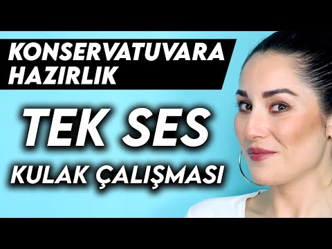 KONSERVATUVARA HAZIRLIK DERSİ #1 | TEK SES KULAK ÇALIŞMASI