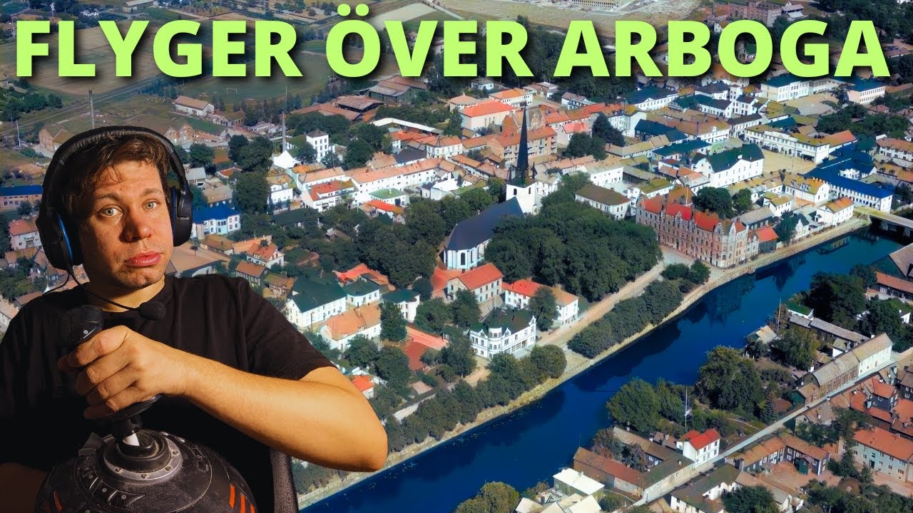 Sverigeresan: Jag provar flygsimulatorn i Arboga