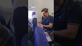 MS Dhoni playing Candy Crush on flight goes viral | The Federal