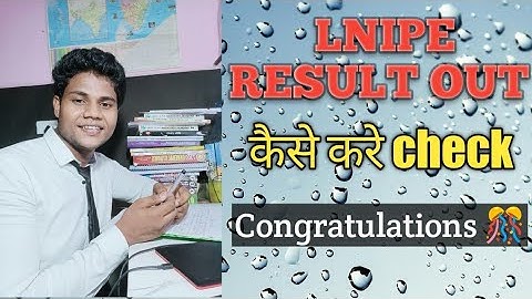 lnipe result || bped mped results out #lnipe #bped #results