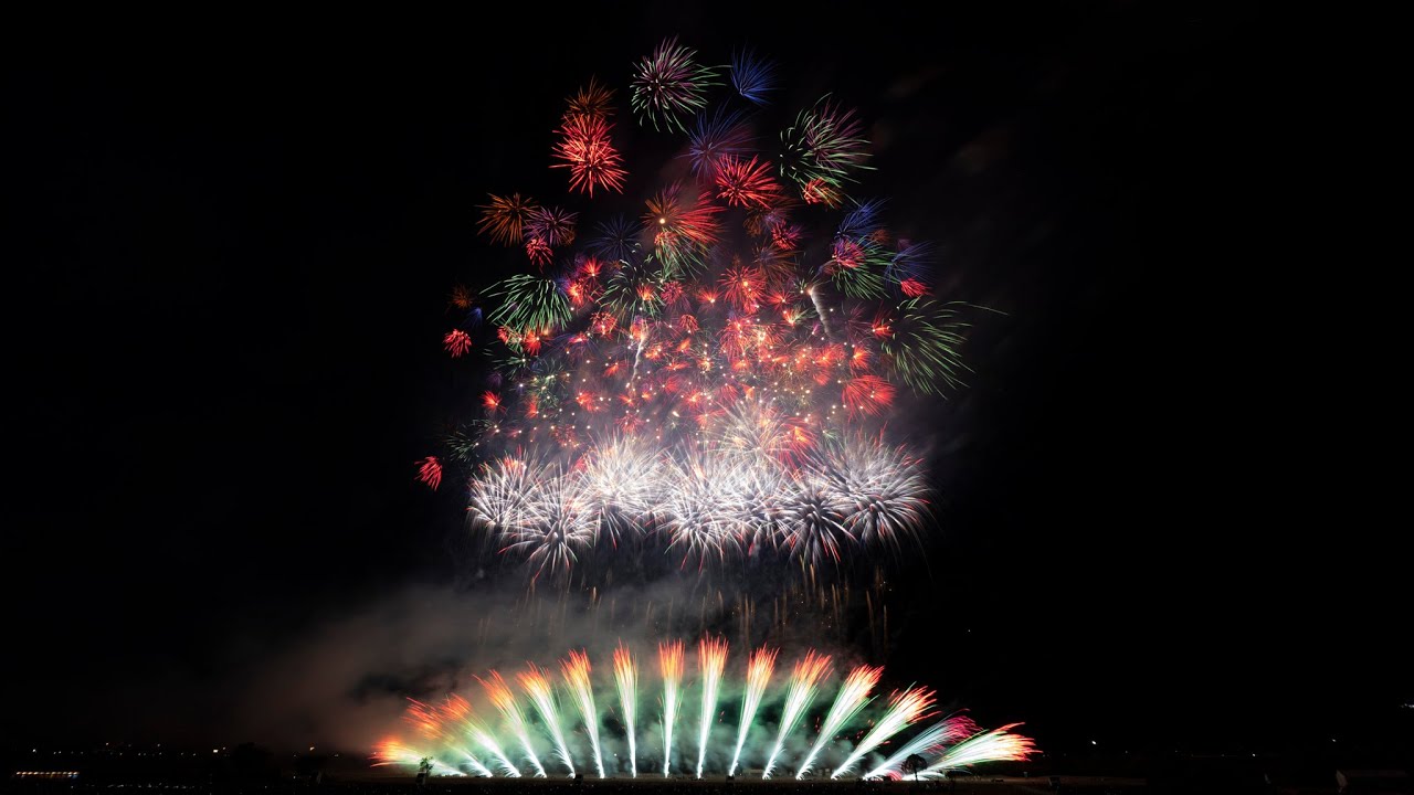 4K/HDR】 やつしろ全国花火競技大会 2023 『ワイドミュージック花火