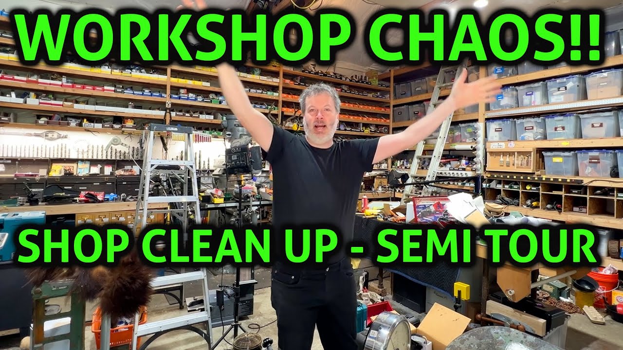 How To Organize A Chaotic Workshop!  - Semi Shop Tour