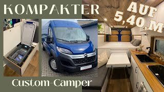 Kompakter Custom Camper. Der City Tourer für Zwei. 'Vanconversion' Citroen Jumper L2H2