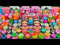 6 minutes satisfying with unboxing hello Kitty kitchen set | ASMR Miniature Tiny cooking kitchen set