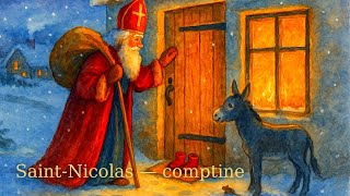 Saint Nicolas Toc Toc Toc Comptine Poésies Illustrées Illustrated Poems