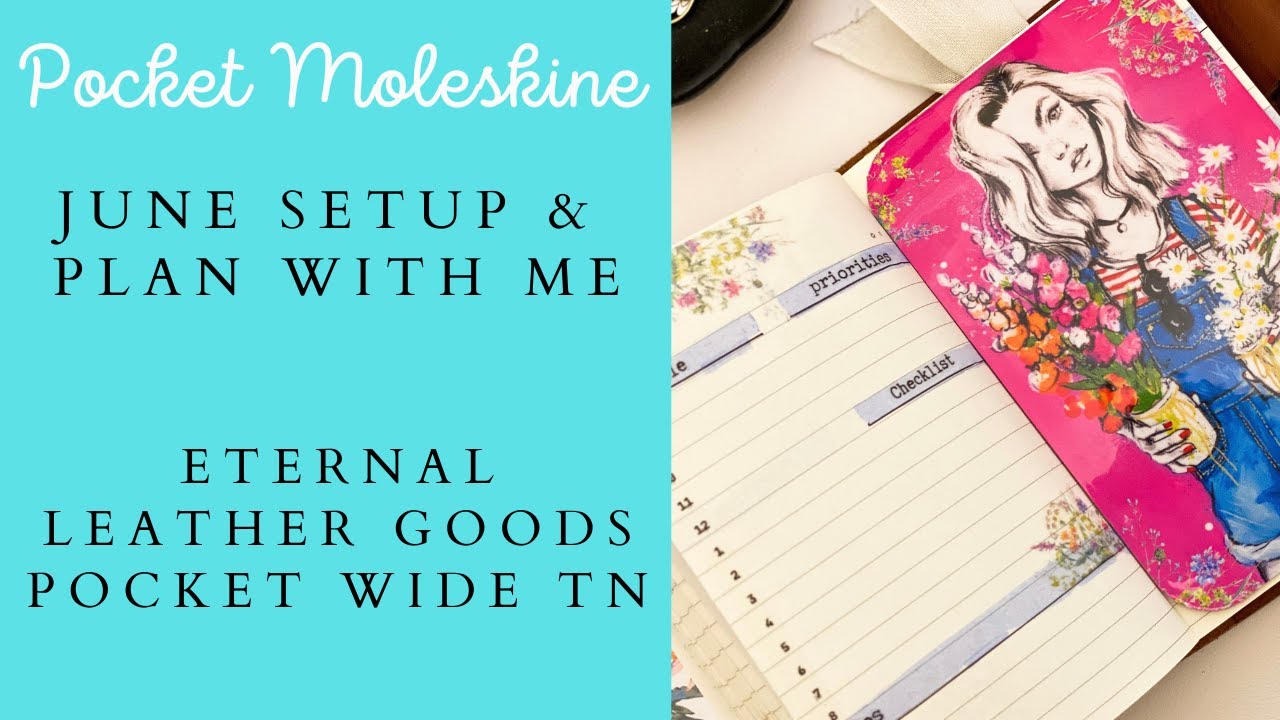 JUNE Setup Plan With Me Pocket Moleskine Daily Pocket Planner June setup plan with me pocket moleskine daily pocket planner