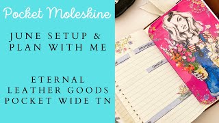 JUNE Setup & Plan With Me | Pocket Moleskine Daily | Pocket Planner