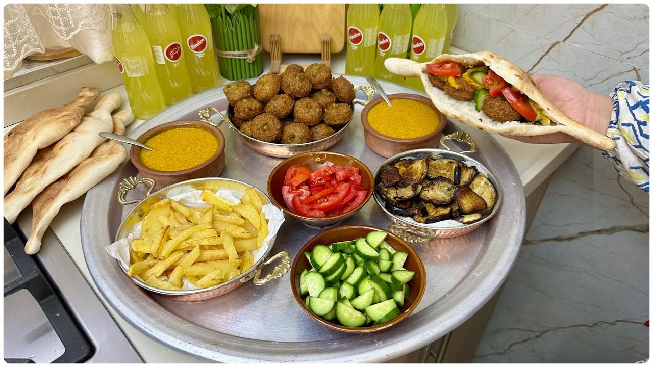 اطيب واضبط وصفة فلافل عراقية بحمص الوجبة مع طريقة العمبة😋 #اكسبلور #طبخ 