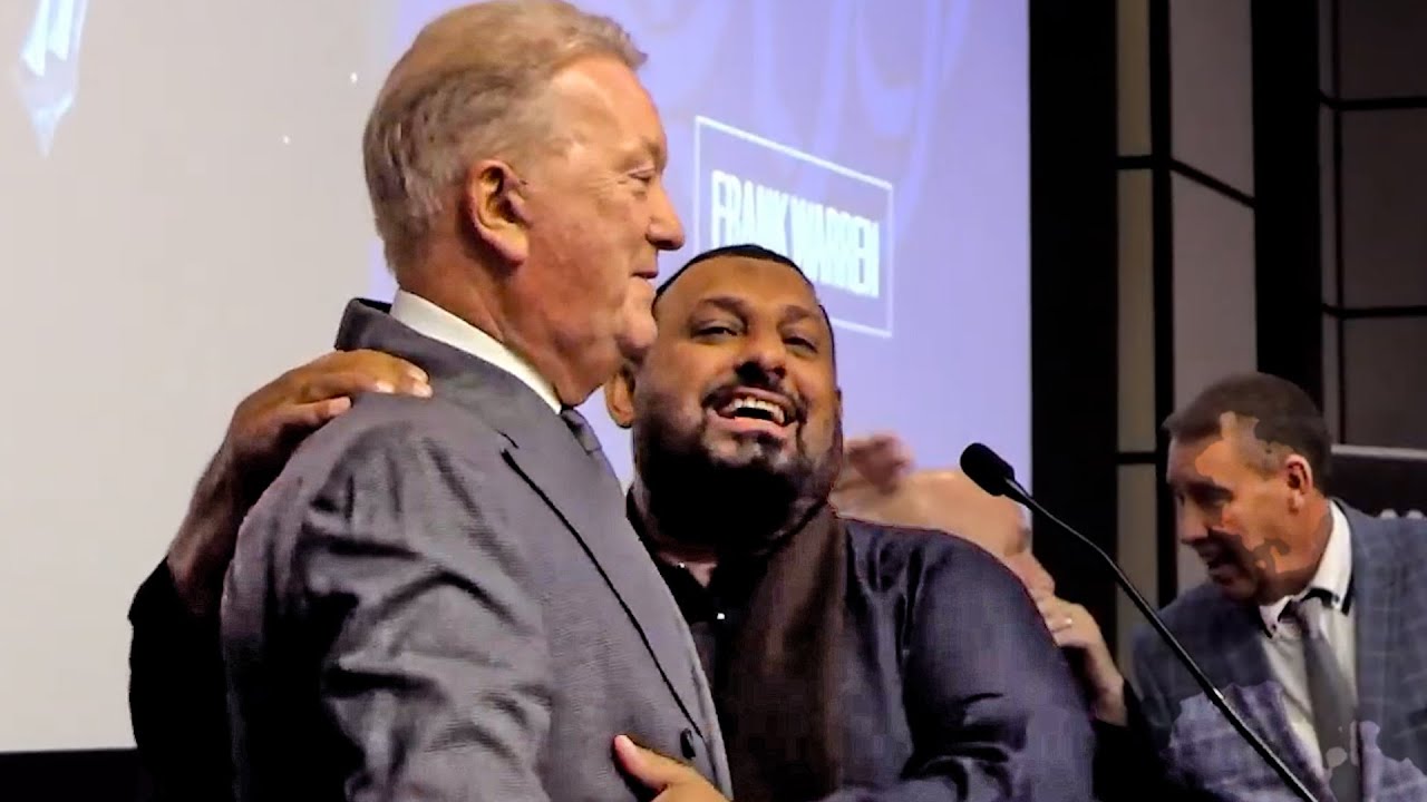 Frank Warren EMOTIONAL LIFETIME ACHIEVEMENT AWARD SPEECH Feat. Comedy GOLD Prince Nazeem Hamed