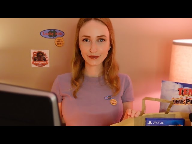 ✨The Kind Check Out Girl~ Soft Spoken ASMR Role-play (Many triggers!!^^) 🌷
