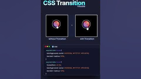 CSS transition visual #css #transition