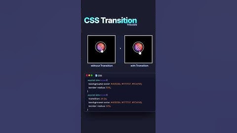 CSS transition visual #css #transition