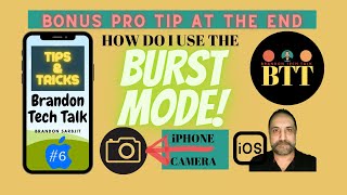 How to use Burst Mode on iPhone Camera? 10 photos per second | Pro Tip screenshot 1