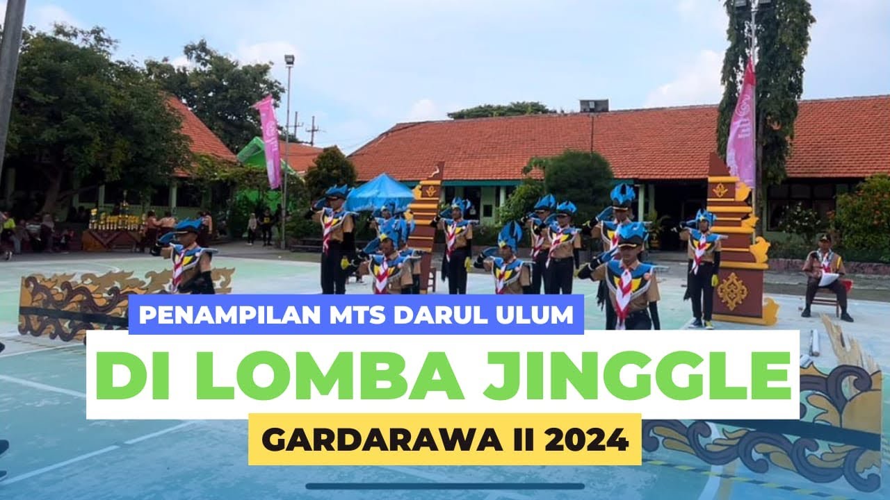 Yel-Yel Goyang Upin Ipin ditampilkan oleh Pramuka MTs Darul Ulum Banyuanyar di GARDARAWA II